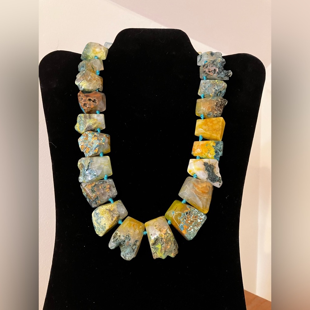 Iris & Lily Genuine Stone Necklace